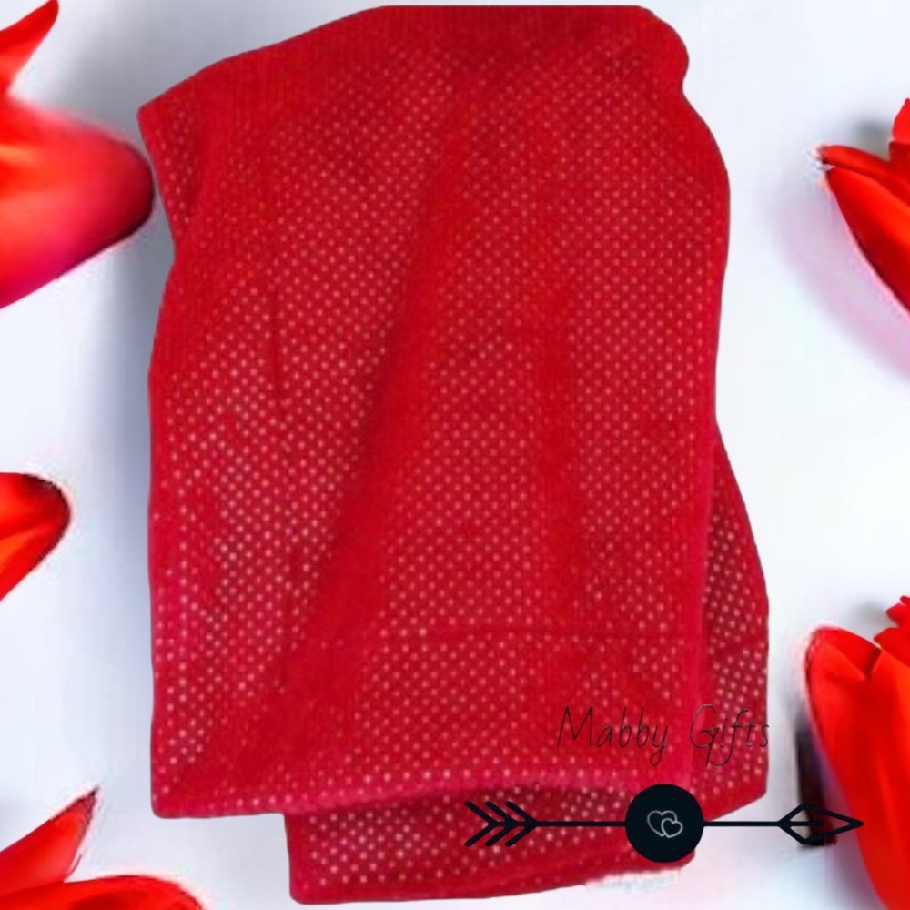 Sparkle Red Minky Couture Blanket